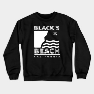 Black's Beach California Crewneck Sweatshirt